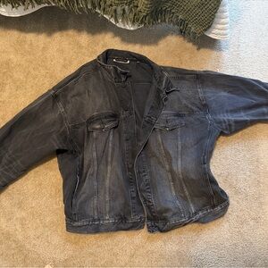 Fear of God Washed Black Denim Shirt Jacket